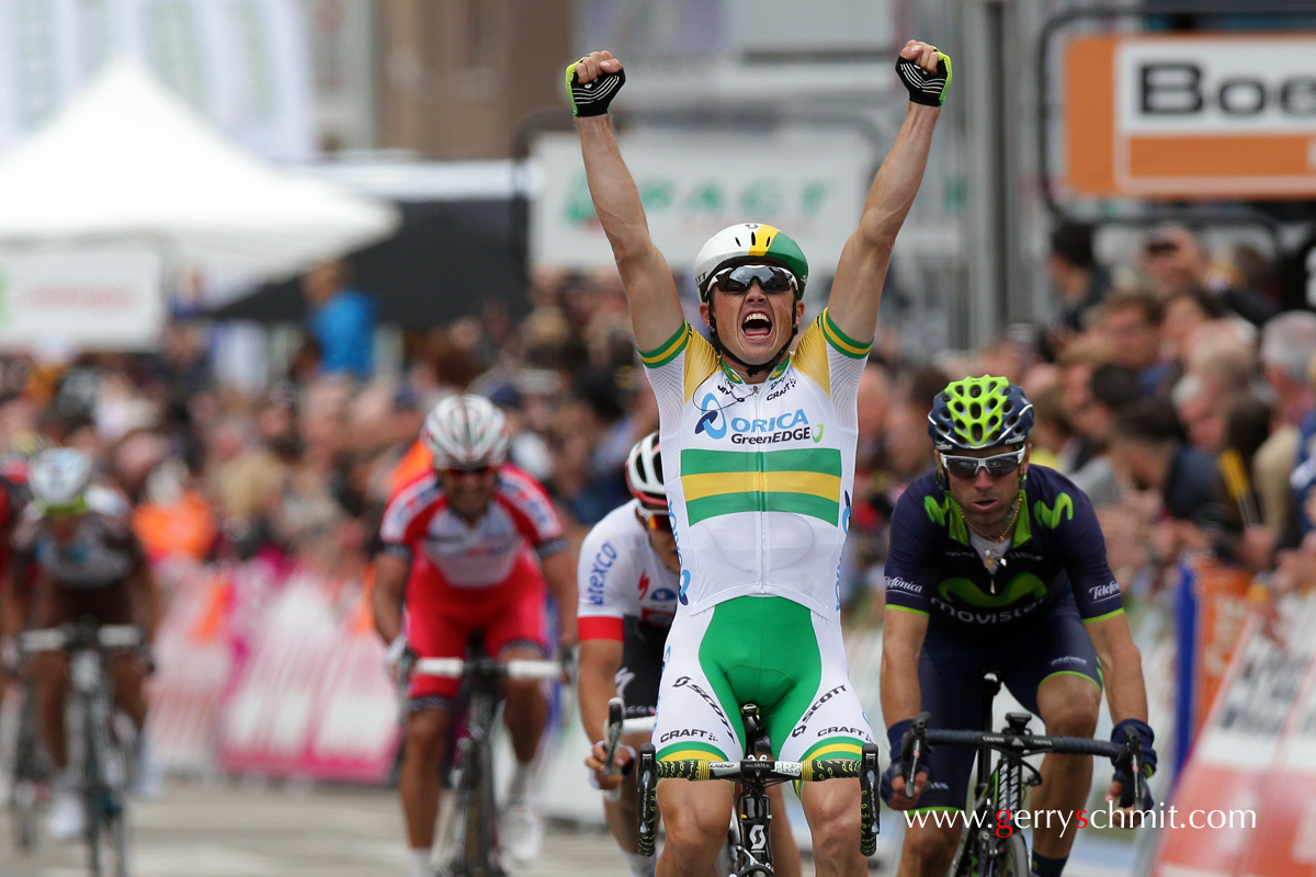 Simon GERRANS (Orica Greenedge) winns the 100th edition of Liège-Bastogne-Liège