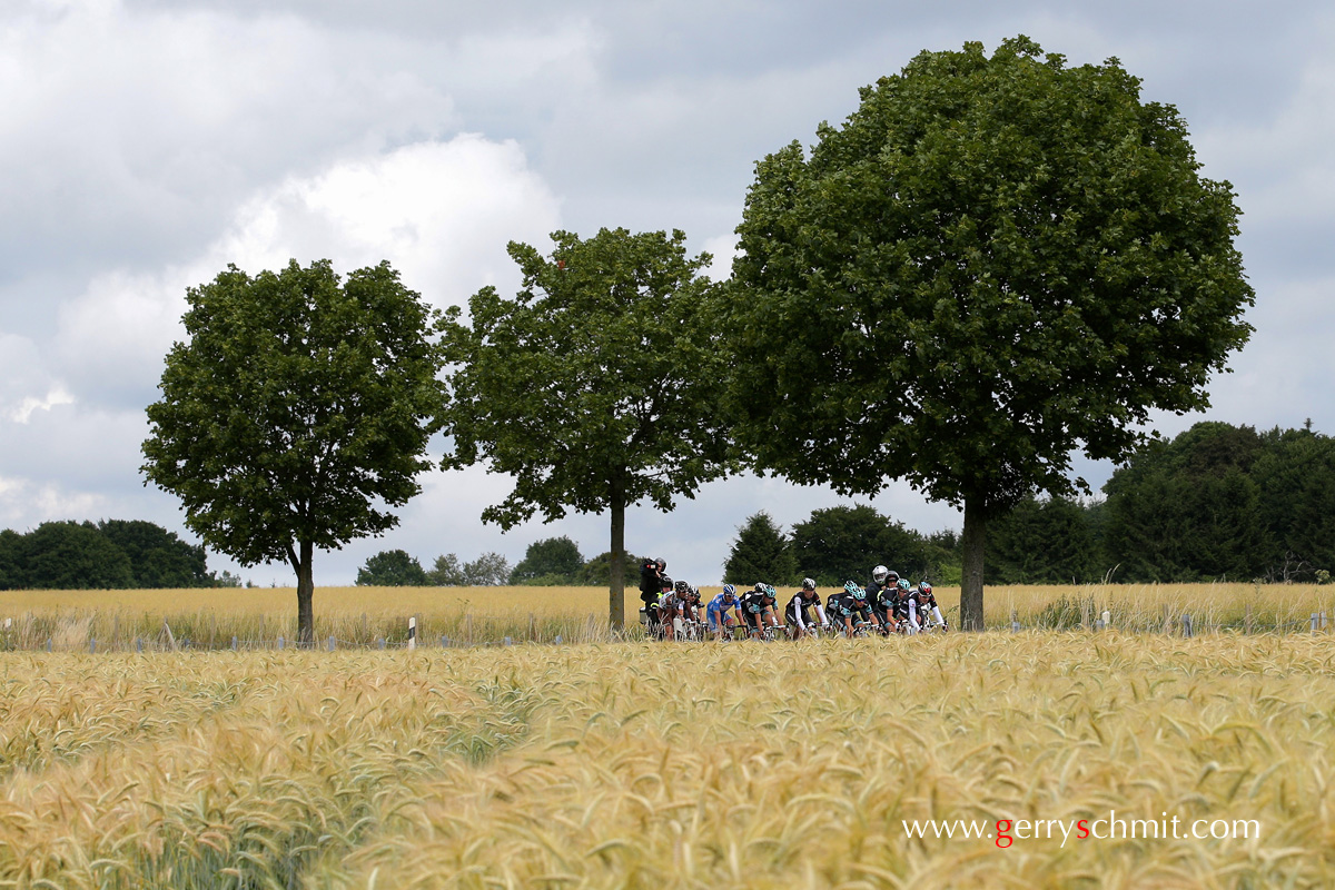 Leading group of riders during the luxembourgish championships in 2014