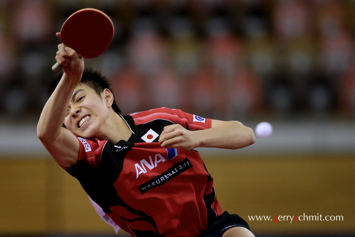 Tonin Ryuzaki (Japan) in Action at Luxembourg Open