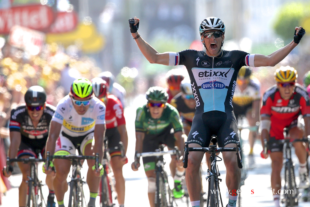 Zdenek Stybar (Etixx-Quickstep) winns stage 6 of Tour de France 2015 @ Le Havre